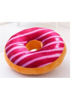 Buy 3D Doughnut Throw Pillow Cosy Seat Back Stuffed Pillow Cushion Round Food Shaped Pillow for Living Room Bedroom Home Decor in UAE