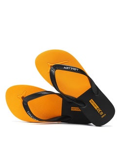 Buy 2023 Men's Summer Flip-flops Sandals Antiskid Casual Beach Shoes Yellow in UAE