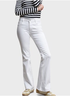 Buy High Waist Flared Jeans in UAE