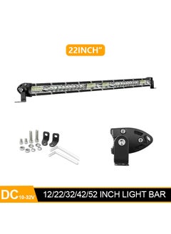 اشتري 24V Truck LED Slim Bar Headlights Off-Road Roof Spotlights22inch 104W 22inch 104W في السعودية