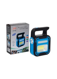 Buy Emergency Light Outdoor Solar 3-in-1 LED Floodlight: Searchlight, Flashlight, and USB Charger (Blue) in Egypt