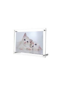 Buy Creative Planet 5R Acrylic Photo Frame Elegant Picture Frame with Stand. High Clarity, Free Standing Tabletop Display , Modern, Stylish & Transparent in UAE