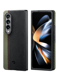 اشتري Z Fold 4 Case, Slim & Light Galaxy Z Fold 4 Case with a Case-Less Touch Feeling, 600D Aramid Fiber Made, Fusion Weaving Air Case - Overture في الامارات