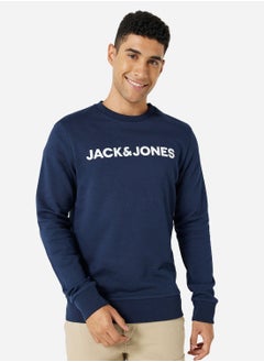 Buy Logo Long Sleeve Relaxed Sweatshirt in UAE