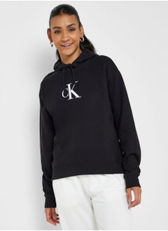 Buy Crew Neck Logo Hoodie in Saudi Arabia