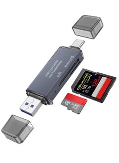 Buy SD Card Reader for iPhone/Android Ultra Speed Memory Card for PC, Laptop, Mac, Support Micro SD/SD/SDHC/SCXC Micro USB OTG 3 in Saudi Arabia