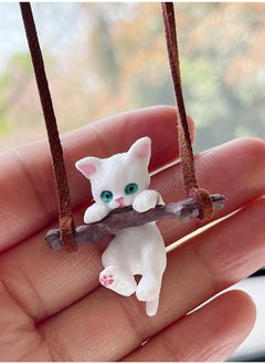 اشتري Mirror hangings, Kitten statue hangings Car interior decoration accessories Cute car accessories في السعودية