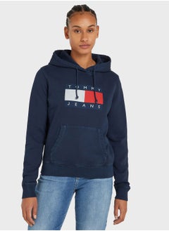 Buy Logo Detail Hoodie in UAE