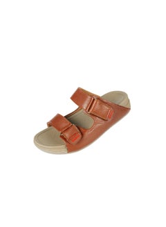 اشتري 008-3526 Barjeel Mens Casual Sandals 20272 Brown في الامارات