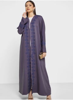 Buy Embroidery Detail Abaya in UAE