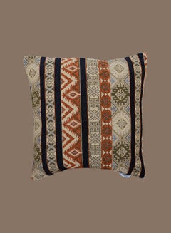 Buy Cushion Cover,45X45 Cm (18X18 inch) 1-Pcs Decorative Throw Pillowcases Without Filler With Beautiful Abstract Art For Sofa Bed Living Room And Couch, Brown Grey in Saudi Arabia