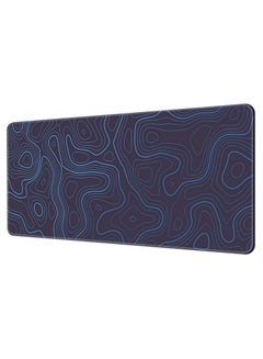 Buy Large Mouse Pad Extended Gaming Mouse Pad Non-Slip Rubber Base Mouse pad Office Desk Mat Desk Pad Smooth Cloth Surface Keyboard Mouse Pads for Computers (800 * 300 * 3mm）Blue in UAE