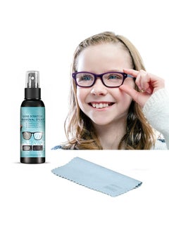 Buy Eyeglass lens cleaning and maintenance spray 100ml, ideal for eyeglasses, mobile phones and electronic screens, optical surfaces, even on coated surfaces, safe professional grade formula in Saudi Arabia