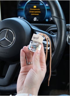 Buy Liquid Hanging Car Air Freshener in a Cardboard Package with Fragrance With an exotic and enchanting Aroma has scent tester Monaco analogous to One Million,Fragrance made in France 6ml in UAE