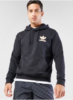 Buy Graphics Fire Trefoil Hoodie in UAE