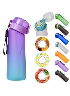 Buy Flavored Water Bottle, Air up Water Bottle with Flavor Pods, Flavor Water Bottle, Air up Water Bottle, for Kids, 22oz, 600ml (New Orange - 1 bottle (750 ml) + 3 pods in random flavors) in UAE