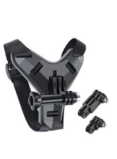 Buy Helmet Mount for GoPro, Motor Bike Cycle Helmet Chin Mount Strap Stand Action Camera Accessories Compatible with GoPro Hero 11 10 9 8 7 6 5 4 3 in UAE