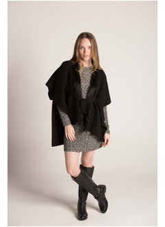 Buy Faux Fur One Size Plain Poncho in Egypt