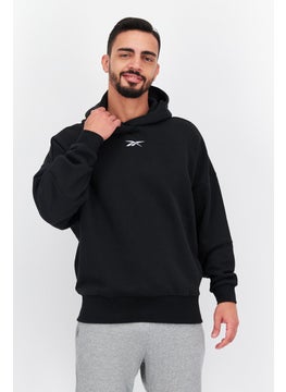 Buy Men Sportswear Fit Long Sleeves Outdoor Hoodies, Black in UAE