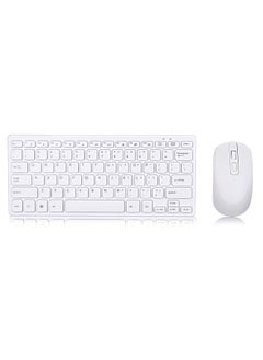 اشتري KM901 Keyboard Mouse Combo 2.4G Wireless 78 Key Mini Keyboard and Mouse Set Portable Office Combo في الامارات