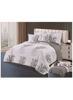 Buy Compressed double-sided floral bed comforter set, 6 pieces, size 240 * 220 cm in Saudi Arabia