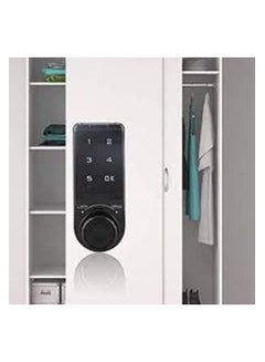 Buy Digital Code Lock, Electronic Security Locker with Touch Keypad and Password Key, Heavy Duty Access Lock System (L=20cm) in Egypt
