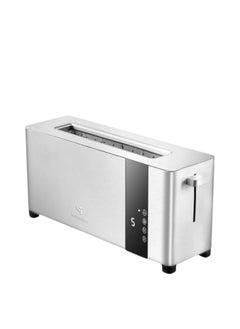 Buy MEBASHI Daily Collection Toaster – 1050W Stainless Steel 1-Slice Long Toaster with 3 Functions and 7 Browning Levels (ME-TST101) in UAE