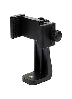 Buy Smartphone Tripod Adapter Cell Phone Holder , Rotates Vertical and Horizontal, Adjustable Clamp in UAE