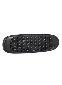 Buy Double Sided Wireless Keyboard Remote Control For Smart TV Black in Saudi Arabia