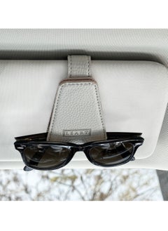 اشتري Sunglass Holder for Car Visor (Stone Grey) في الامارات