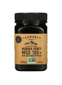 Buy Egmont Honey, Multifloral Manuka Honey, Raw And Unpasteurized, MGO 100+, 17.6 oz (500 g) in UAE