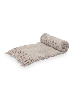 اشتري Montana Throw, Light Grey - 127x152 cm في الامارات