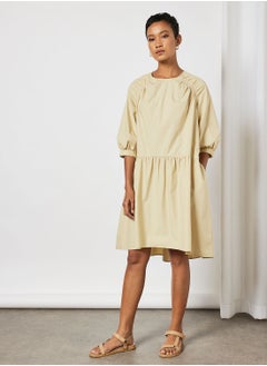 Buy Puffed Sleeve Dress in Saudi Arabia