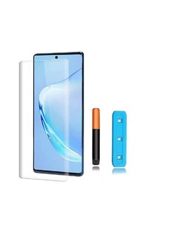 Buy UV 9H Tempered Glass Screen Protector Advanced Borderless Full Adhesive UV Glue Curved Edge To Edge Case Friendly HD Clarity Easy Installation For Vivo V29 5G in Egypt