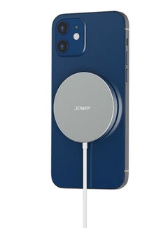 Buy JW31 Magnetic 15W Wireless Charger Silver in UAE