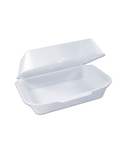 Buy Foam Lunch Box 1 Compartment For Schools Going Kids, Restaurants, Office, Traveling, BBQ - 25 Pieces. in UAE