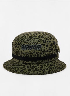 Buy Leopard Print Twill Bucket Hat in Saudi Arabia