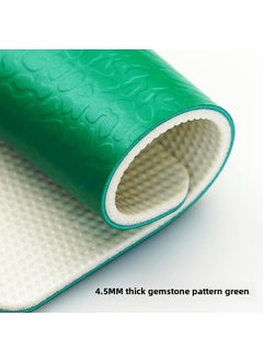 اشتري PVC Sports Flooring for Badminton Basketball Gym Dance 4.5mm thick gem pattern green/1.8m wide (order by square meter) في السعودية