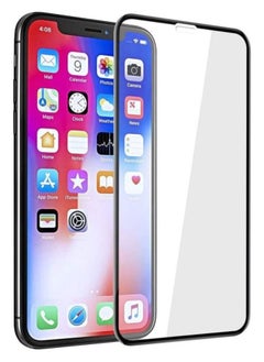 Buy 5D Glass Screen Protector For Iphone XS Max - Black Frame in Egypt