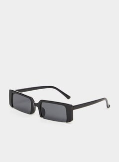 Buy Semi Rim Rectangular Frame Sunglasses in Saudi Arabia