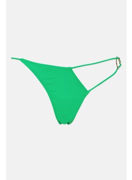 Buy Women Plain Bikini Bottom, Green in UAE