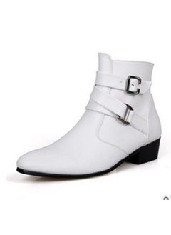 Buy High Top Business Casual Wear-resistant Men's Boots in UAE