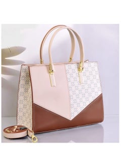 Buy Women's Beige and Brown Leather shoulder With Handbag in Egypt