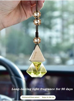 Buy Car Perfume Pendant, High-End Long-Lasting Light Fragrance, Car Interior Accessories, Aromatherapy Ornaments, Essential Oil Pendant in Saudi Arabia