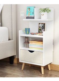 اشتري Modern Design 3 Shelfs and 1 Drawer Side Table 36.5 x 27.5 x 71 cm في الامارات