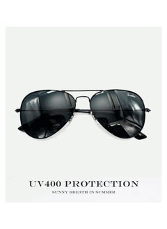 Buy Aviator Sunglass - 3025 Black 58 - Lens Size: 58 mm - Black in Saudi Arabia