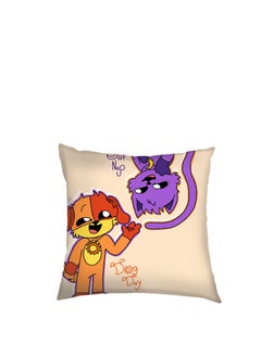 اشتري Smiling Critters Throw Pillow Covers Case Cover Square Cushion Cover Smiling Critters Cartoon peripheral,Animal Cushion Covers Pillow Case Cover for Sofa Car Bedroom Home Decor في السعودية