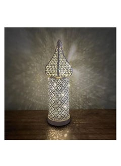 اشتري Ramadan Hollowed-out Led Lantern Iron Home Bedroom Living Room Decorative Lights في السعودية