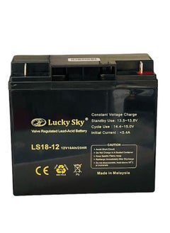 اشتري تعد بطارية الرصاص الحمضية المختومة عالية الأداء القابلة لإعادة الشحن من Lucky Sky 12V 18Ah مصدر طاقة موثوقا به وطويل الأمد لمجموعة واسعة من التطبيقات. في الامارات