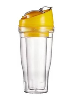 Buy A portable cereal cup with no spoon, no bowl, it's cereal on the go ( Yellow ) in UAE